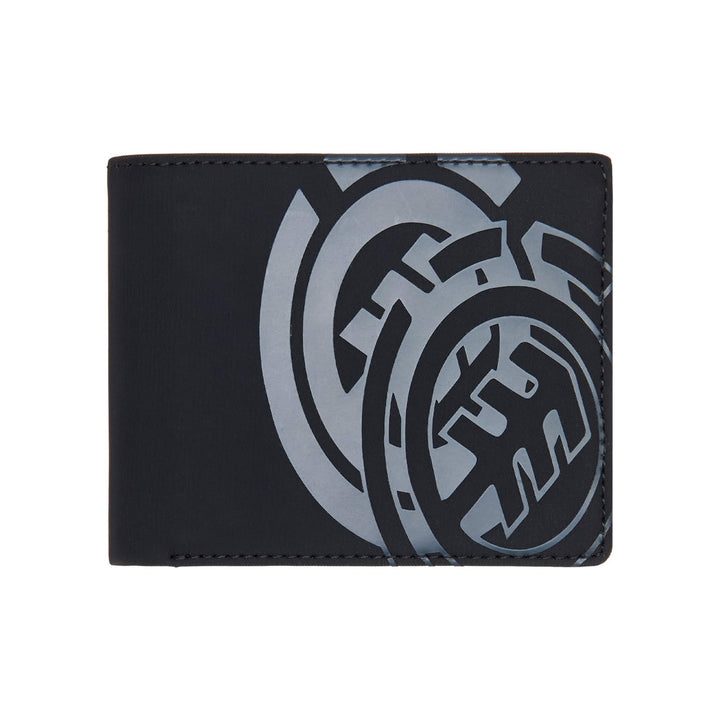 Element Double Icon Tri-Fold Wallet Flint Black
