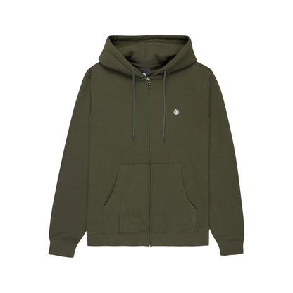 Element Icon Embroidery Zip Hoodie Forest Night