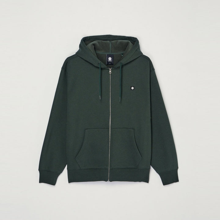 Element Icon Rain Zip Hoodie Deep Forest