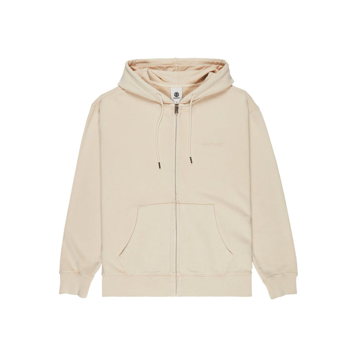Element Lowcase Zip-Up Hoodie Oat Milk