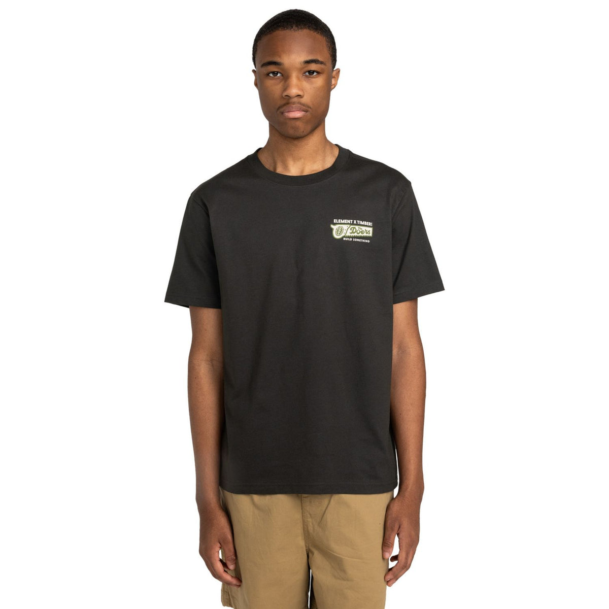 Element Timber Icon T-Shirt Off Black