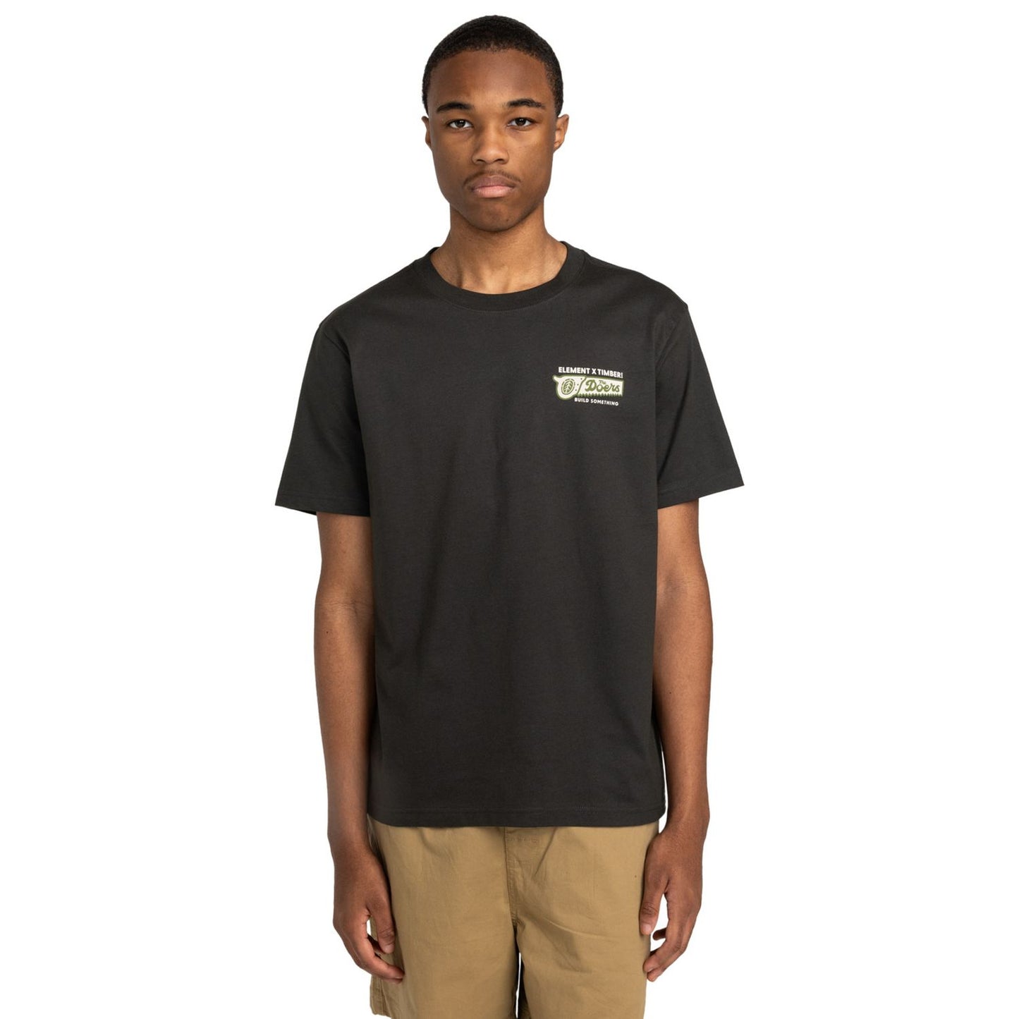 Element Timber Icon T-Shirt Off Black