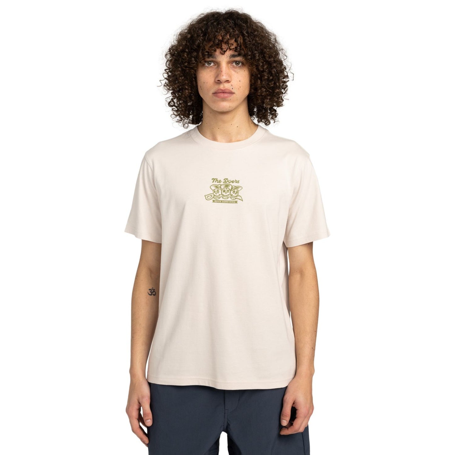 Element Timber Skeleton Gang T-Shirt Oat Milk