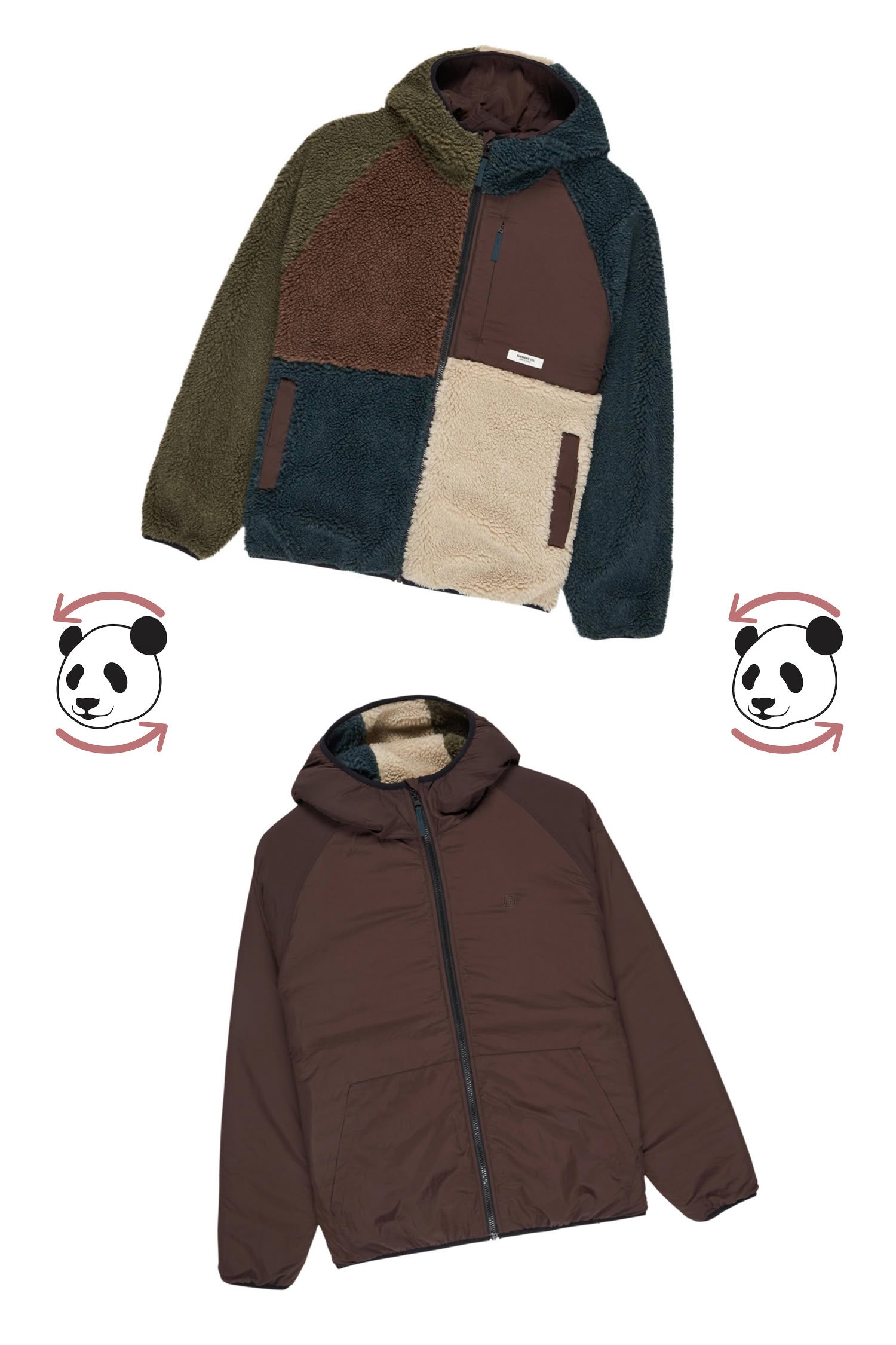 Element Wolfe Sherpa Jacket (Reversible) Front Page Banner