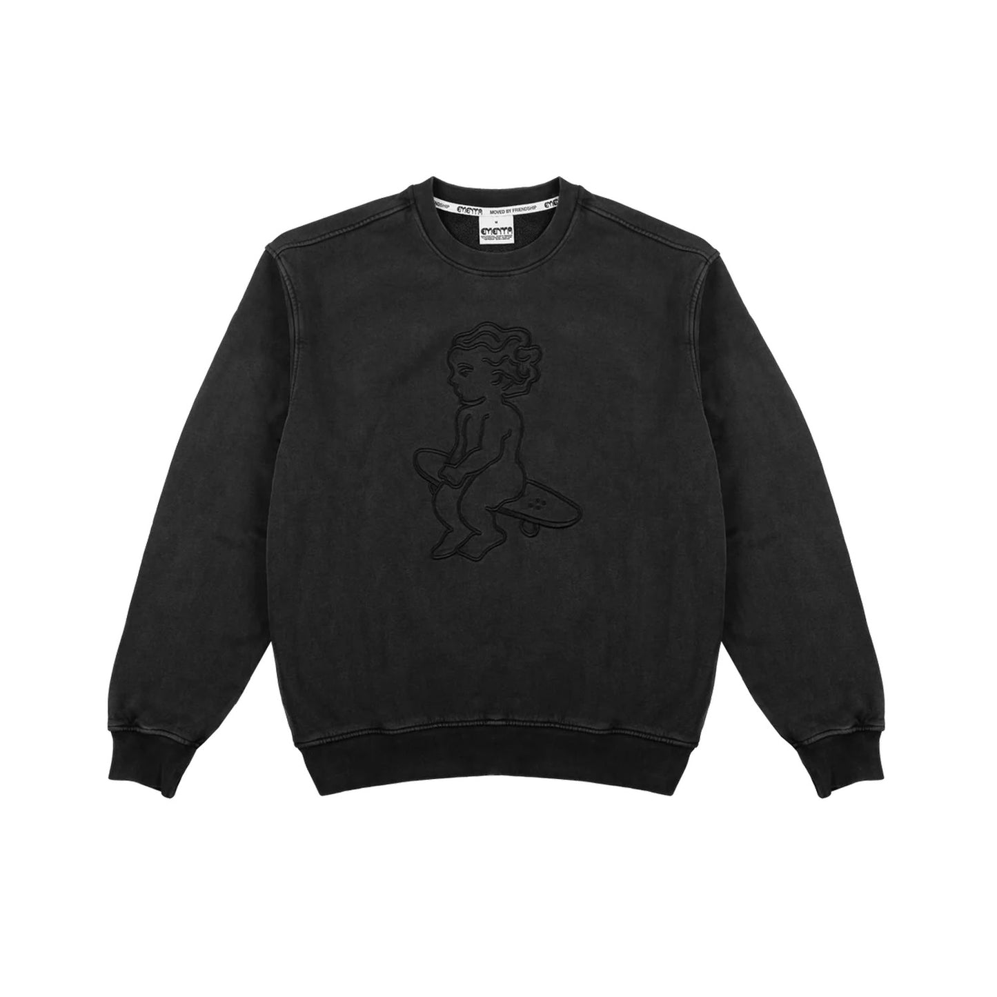 Ementa Big Ikon Sweatshirt Washed Black