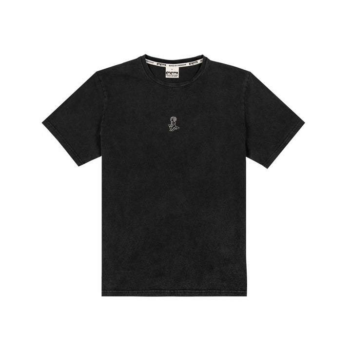 Ementa Big Ikon Washed T-Shirt Washed Black
