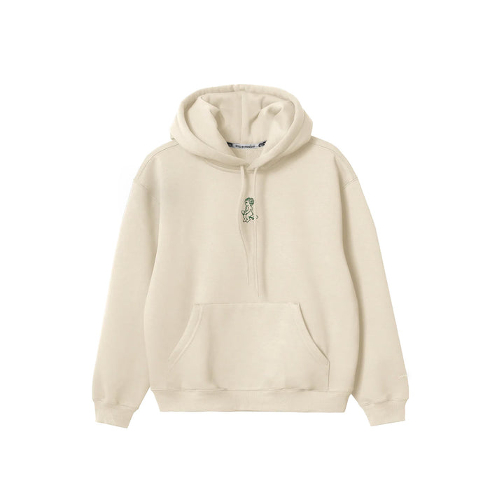Ementa Ikon Stamp Embossed Hoodie Off White