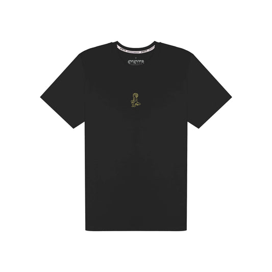 Ementa Ikon Stamp T-Shirt Black Gold