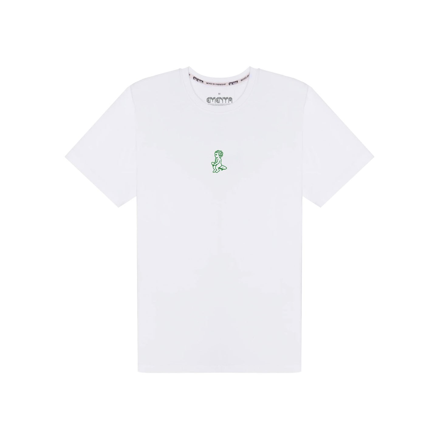 Ementa Ikon Stamp T-Shirt White Green