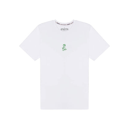 Ementa Ikon Stamp T-Shirt White Green