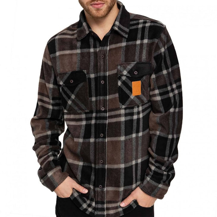 Etnies Woodsman Fleece Shirt Chocolate XL