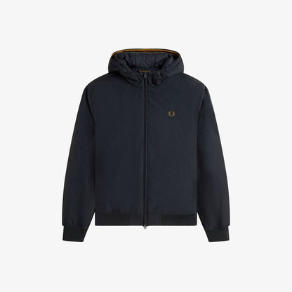 Fred Perry J1304 Hooded Brentham Jacket Navy
