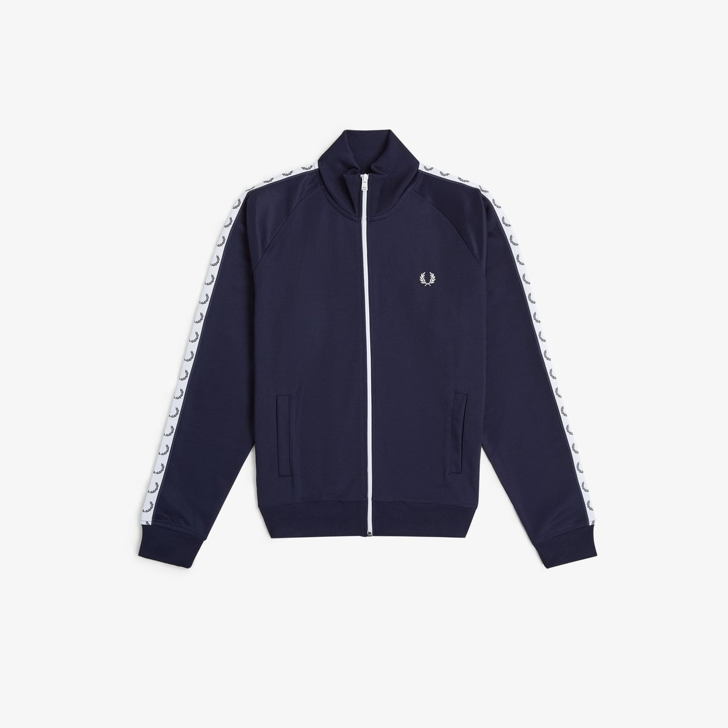 Fred Perry J4620 Taped Track Jacket Carbon Blue
