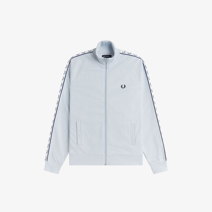 Fred Perry J4620 Taped Track Jacket Dusky Blue