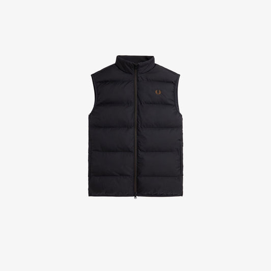 Fred Perry J8522 Insulated Gilet Black