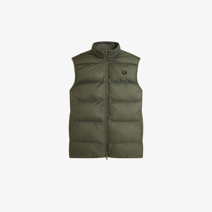 Fred Perry J8522 Insulated Gilet Laurel Wreath Green