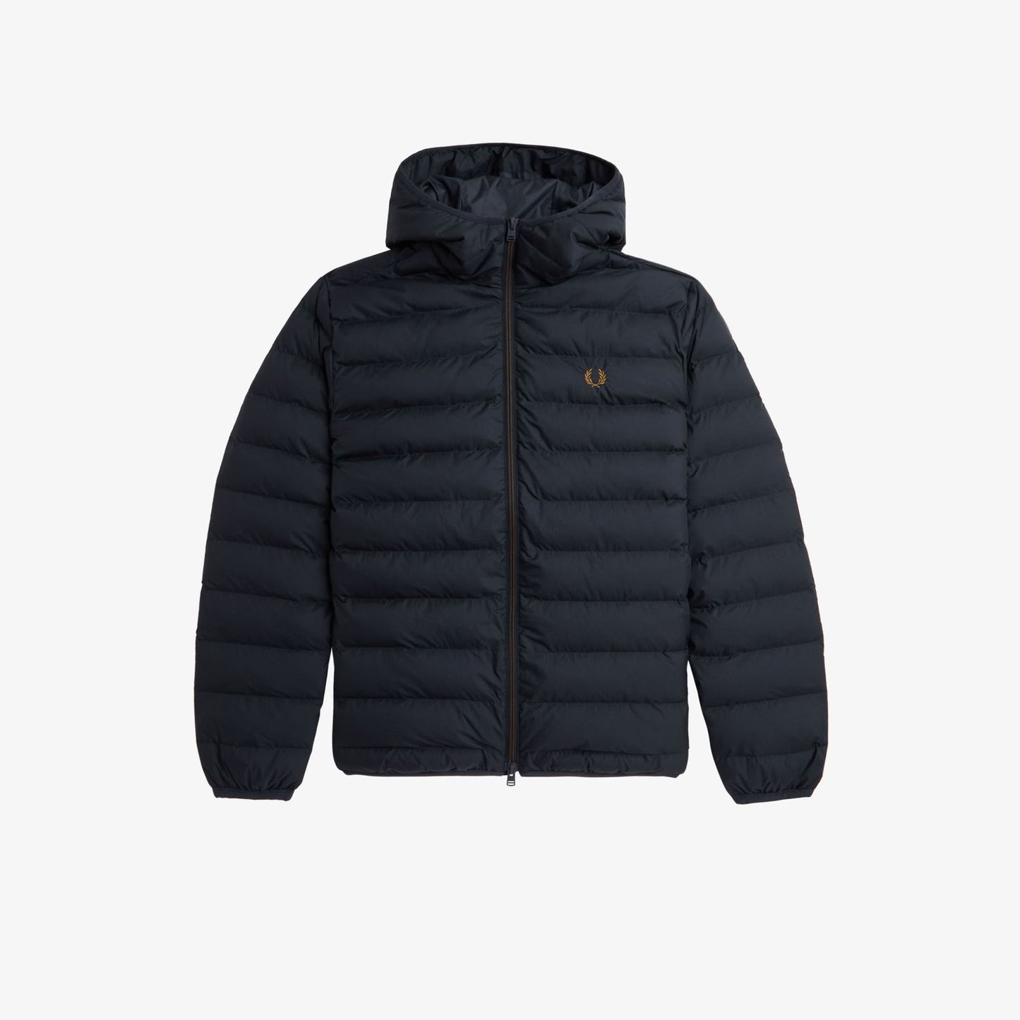 Fred Perry J8553 Hooded Insulated Jacket Navy