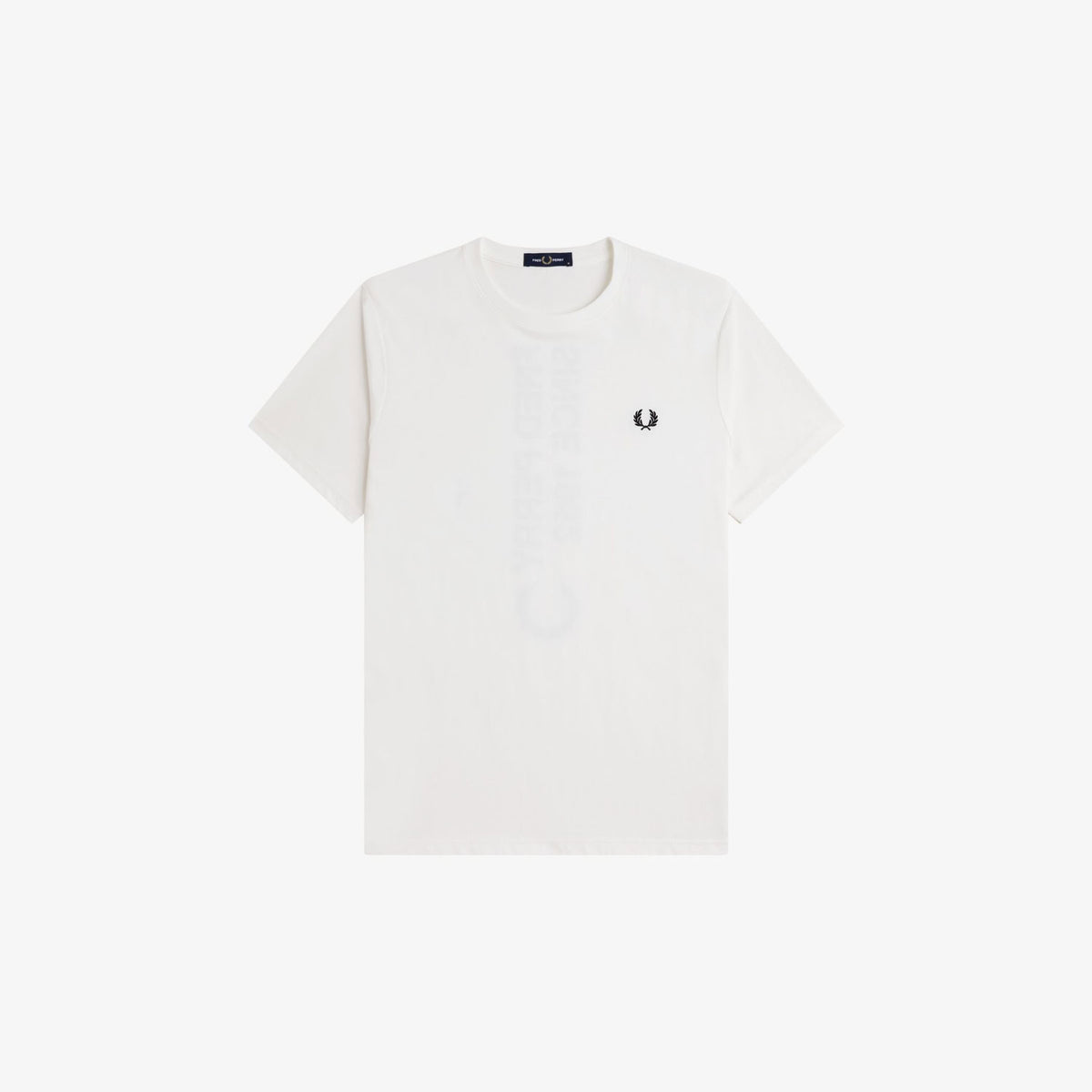 Fred Perry M1303 Bold Branding T-Shirt Snow White