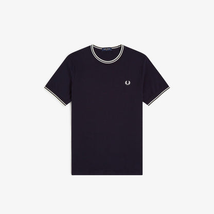 Fred Perry Twin Tipped M1588 T-Shirt Navy