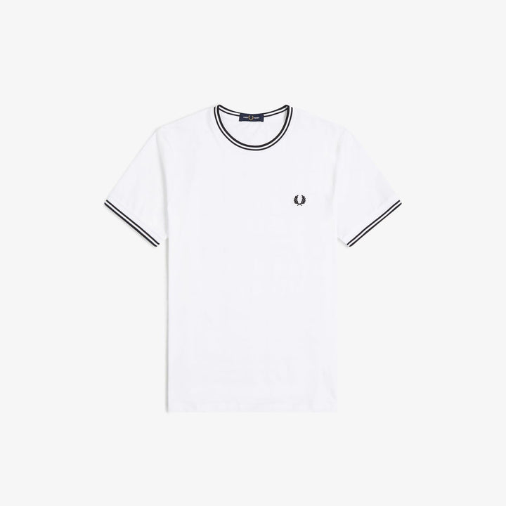 Fred Perry Twin Tipped M1588 T-Shirt White