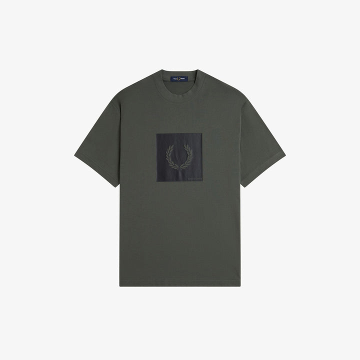 Fred Perry M2404 Box Graphic T-Shirt Field Green