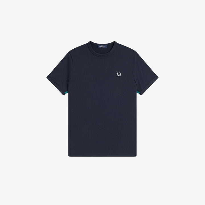 Fred Perry M2460 Stripe Tape T-Shirt Navy