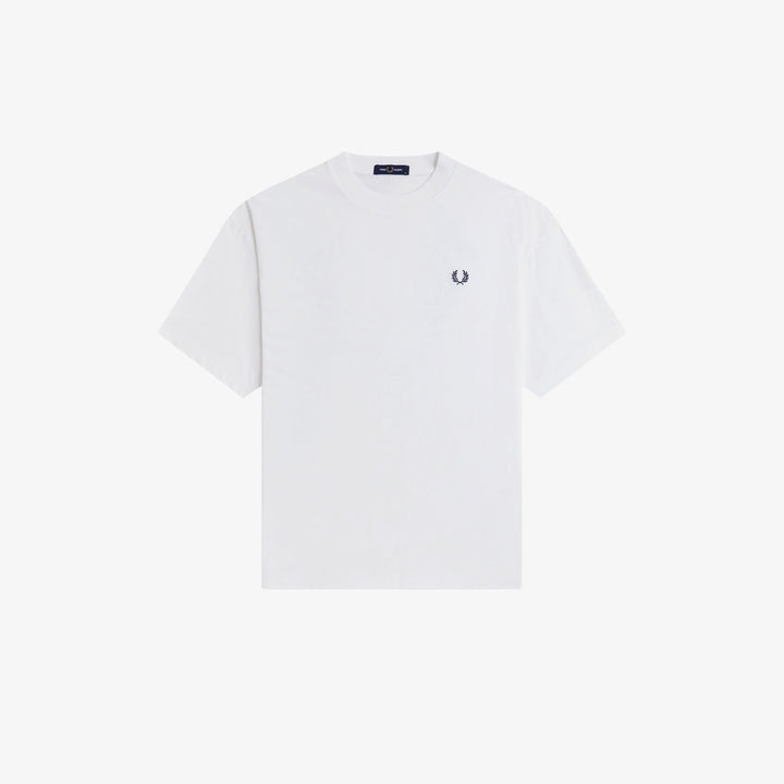 Fred Perry M2474 Back Print Laurel Wreath T-Shirt Snow White