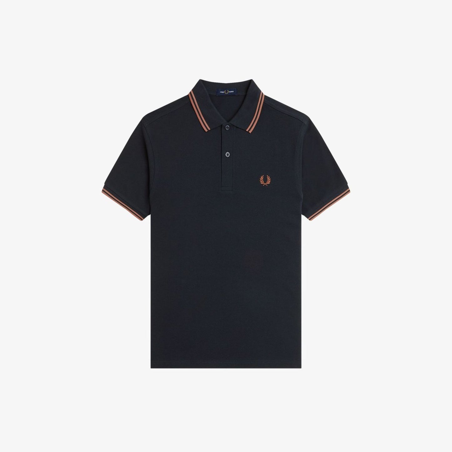 Fred Perry M3600 Polo Navy Cinnamon