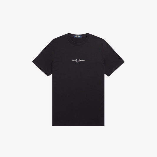 Fred Perry Embroidered M4580 T-Shirt Black