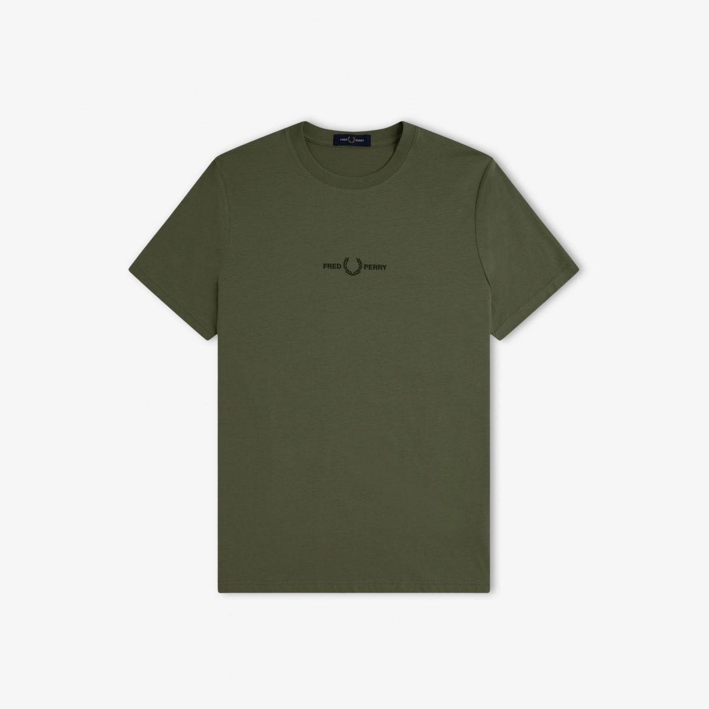 Fred Perry Embroidered M4580 T-Shirt Laurel Wreath Green