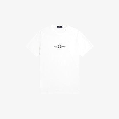 Fred Perry Embroidered M4580 T-Shirt White