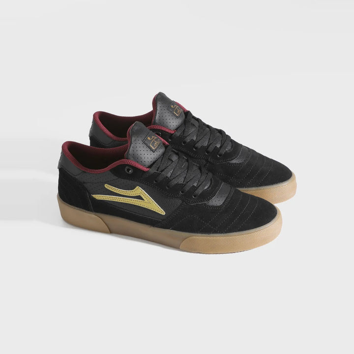 Lakai Cambridge 'Bastien Salabanzi' Shoes Black Gold Red