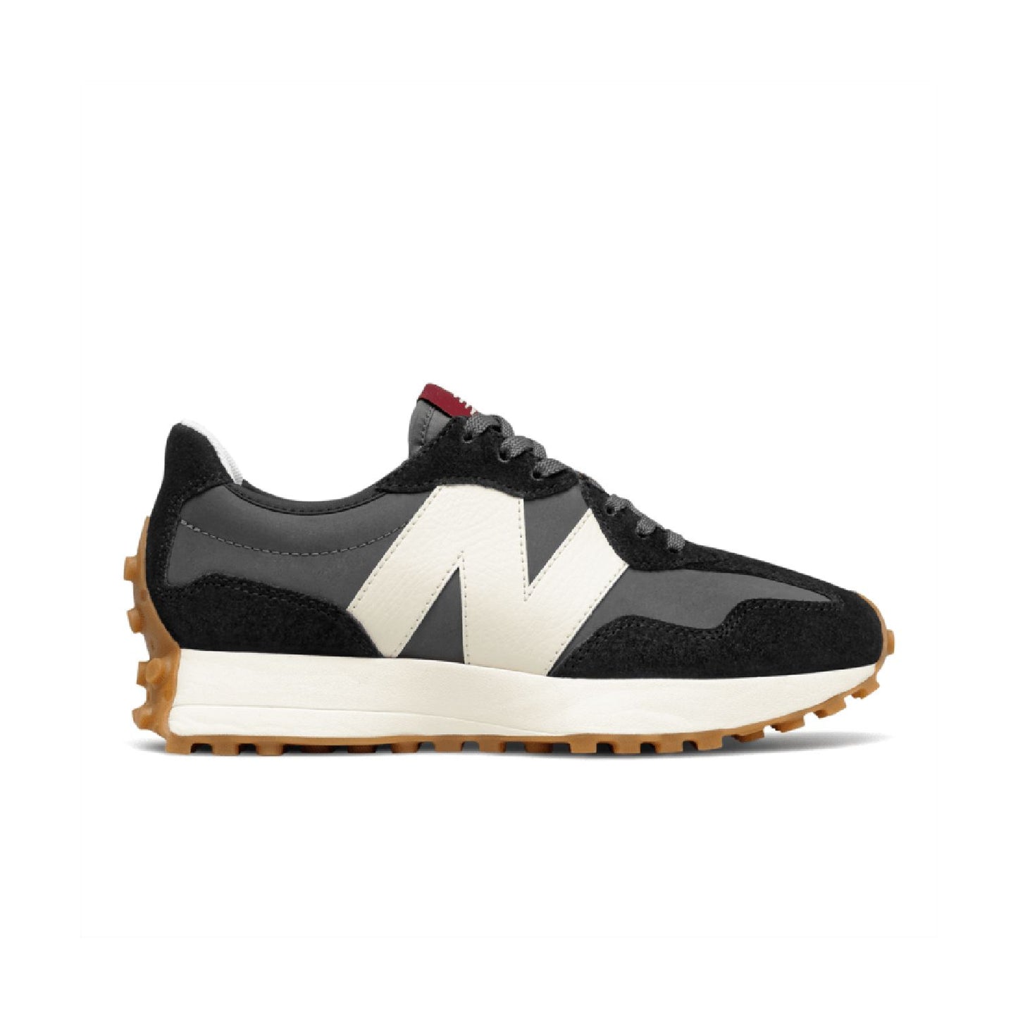 New Balance 327 Suede/Synthetic Black Moonbeam