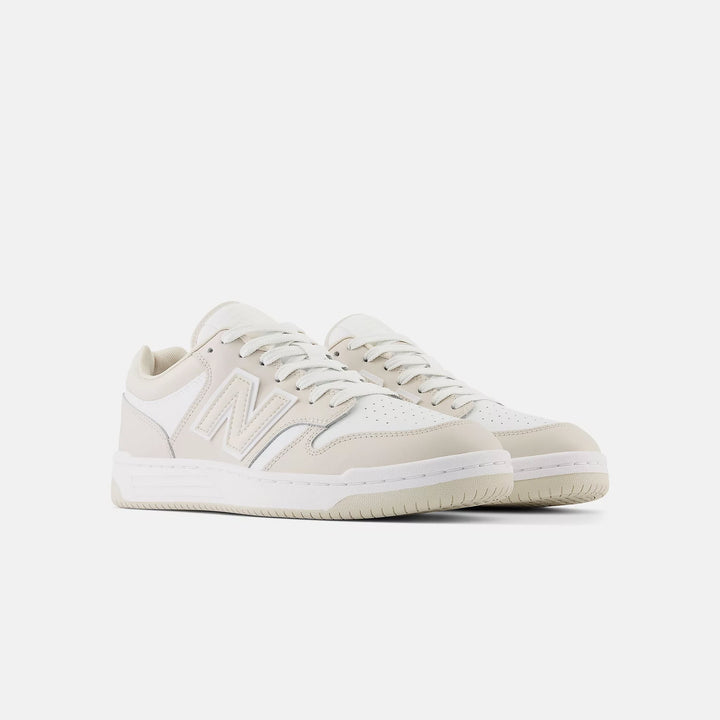 New Balance 480 Shoes Timberwolf White