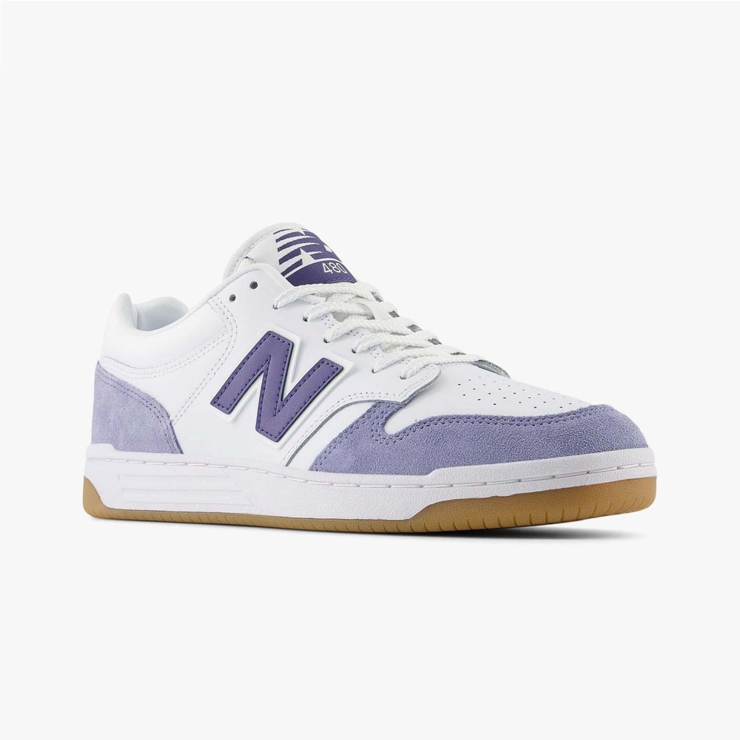 New Balance 480 Shoes White Navy