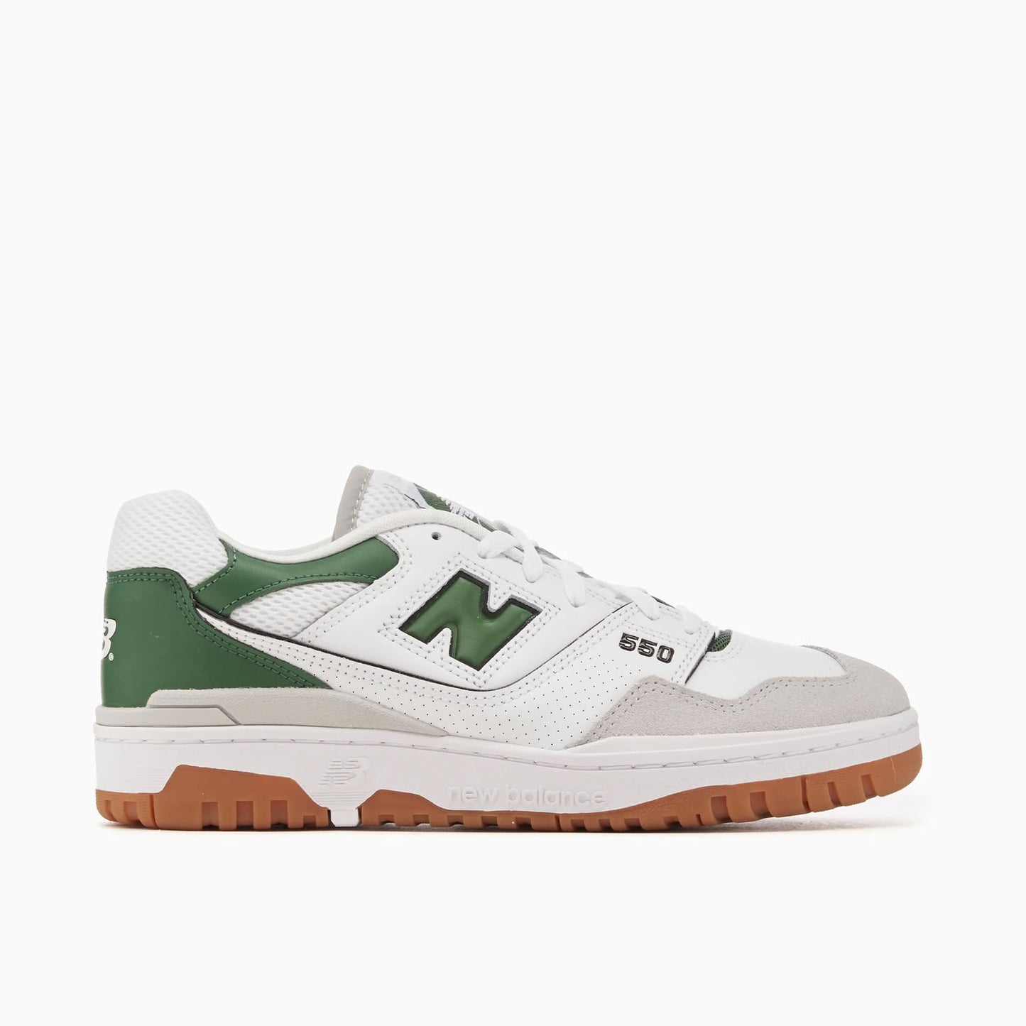 New Balance BB 550 Shoes White Pine Green 42