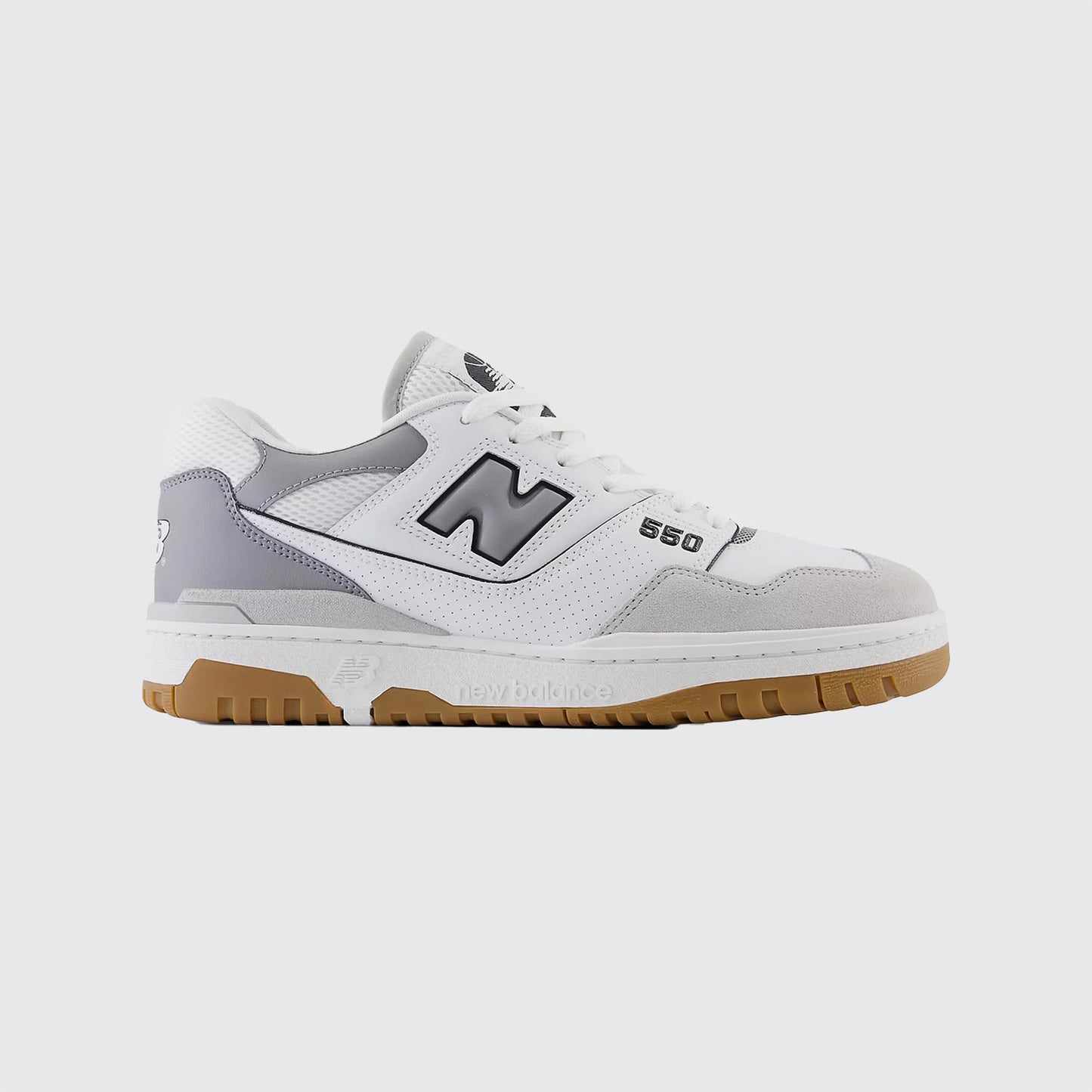New Balance BB 550 Shoes White Grey
