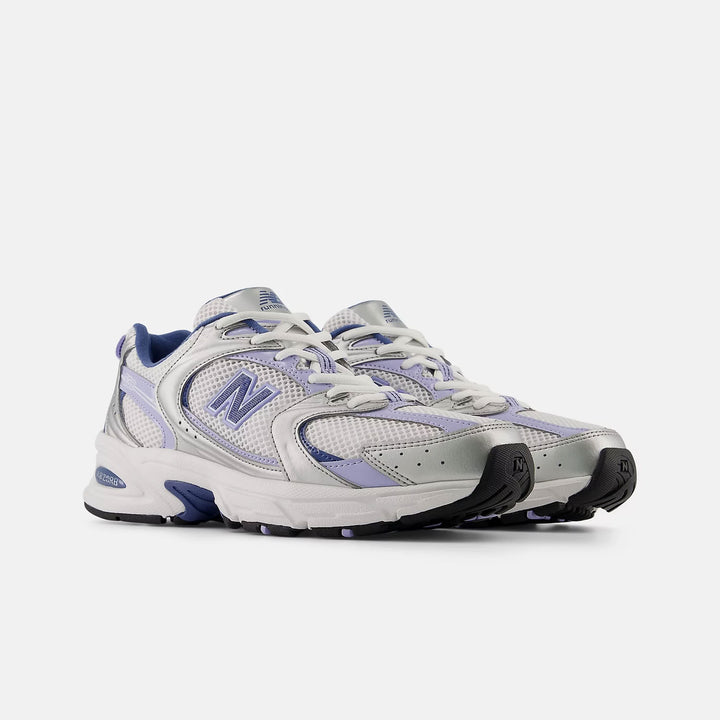 New Balance U 530 Shoes Silver Metallic Daybreak Magic Blue