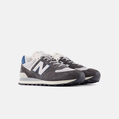 New Balance U 574 Shoes Black Cement Rain Cloud