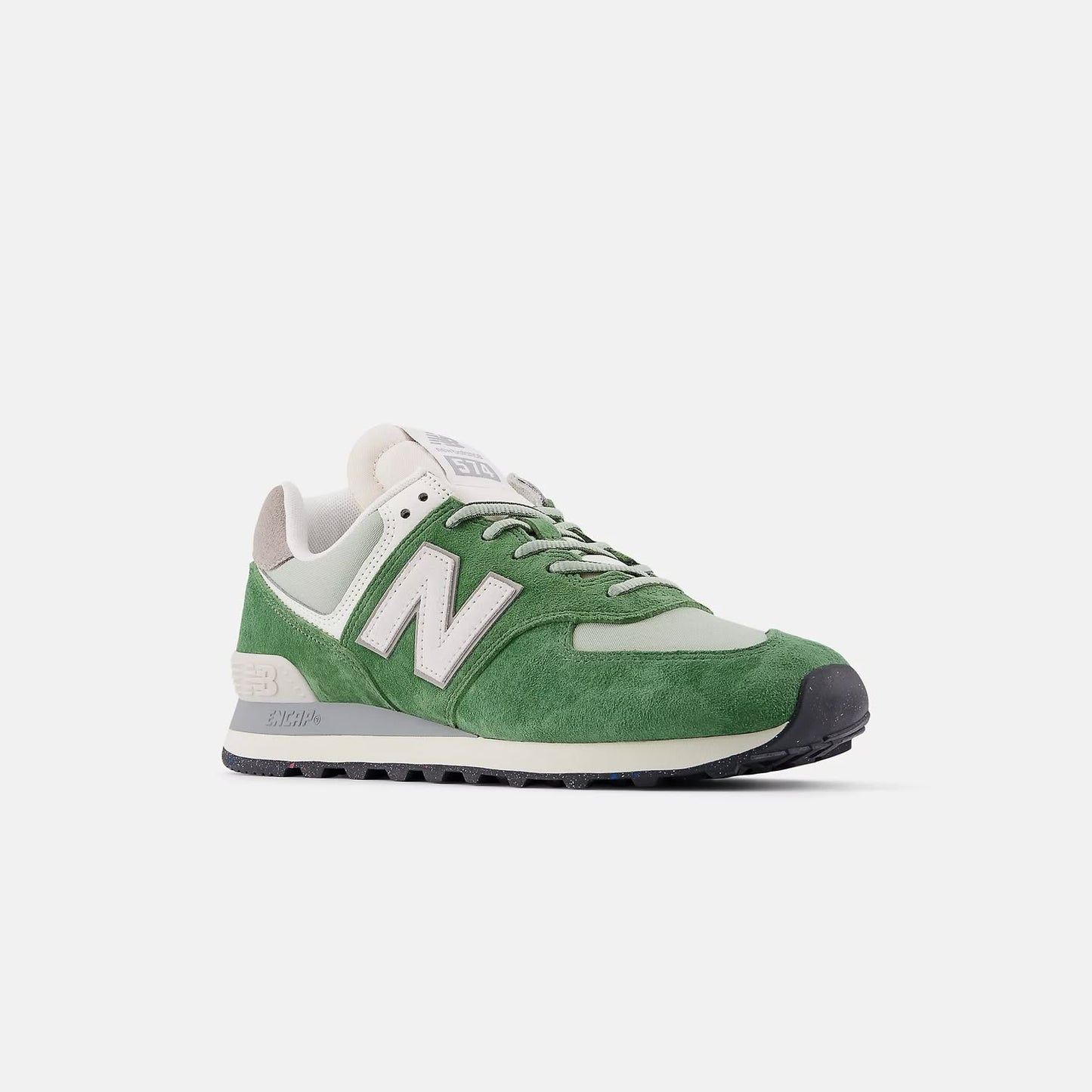 New Balance U 574 Shoes Dark Alpine Green Garter Snake