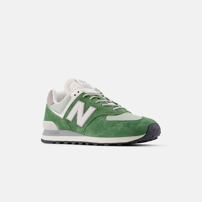 New Balance U 574 Shoes Dark Alpine Green Garter Snake