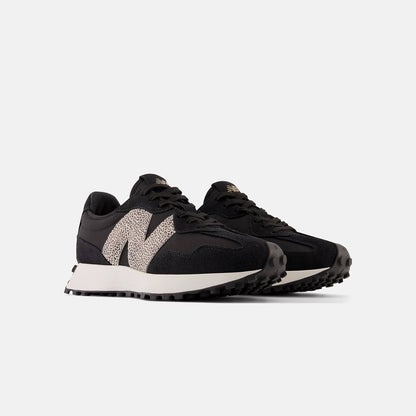 New Balance 327 Suede/Nylon Black Sea Salt