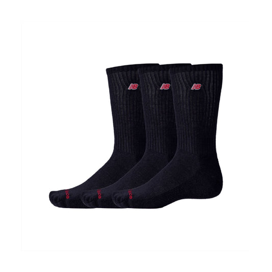 New Balance Patch Logo Crew Socks Black