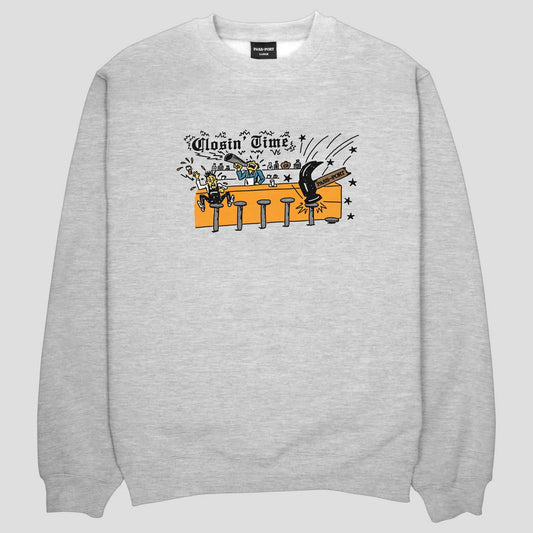 Pass~Port Closin' Time Sweater Ash