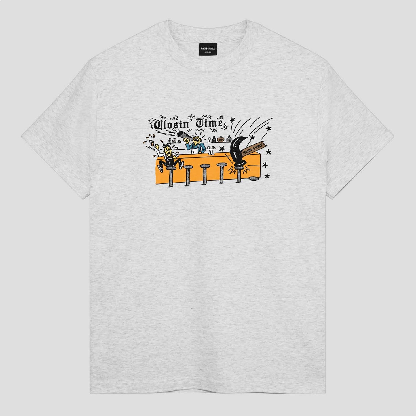 Pass~Port Closin' Time T-Shirt Ash