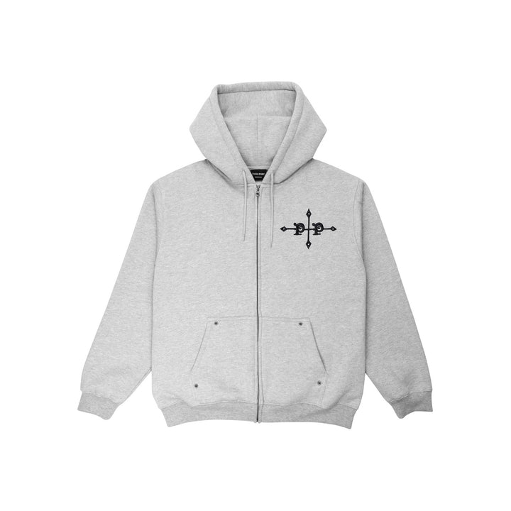 Pass~Port Gauntlets Zip Hoodie Ash