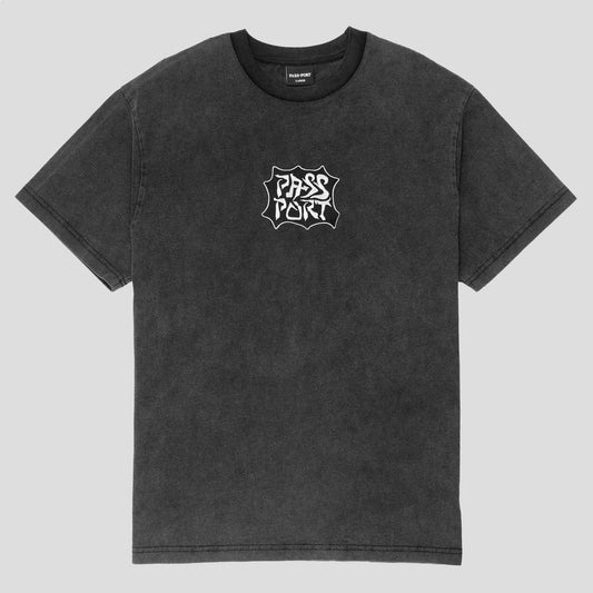 Pass~Port Glyph T-Shirt Acid Black