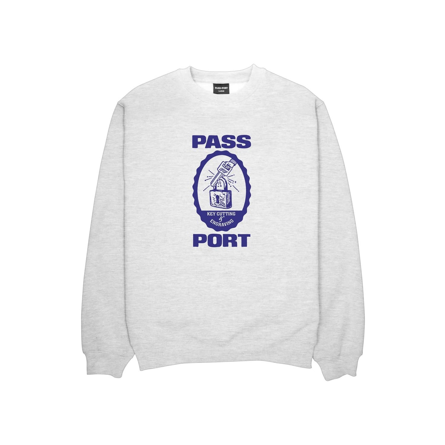 Pass~Port Hercu-Locks Sweatshirt White Marle