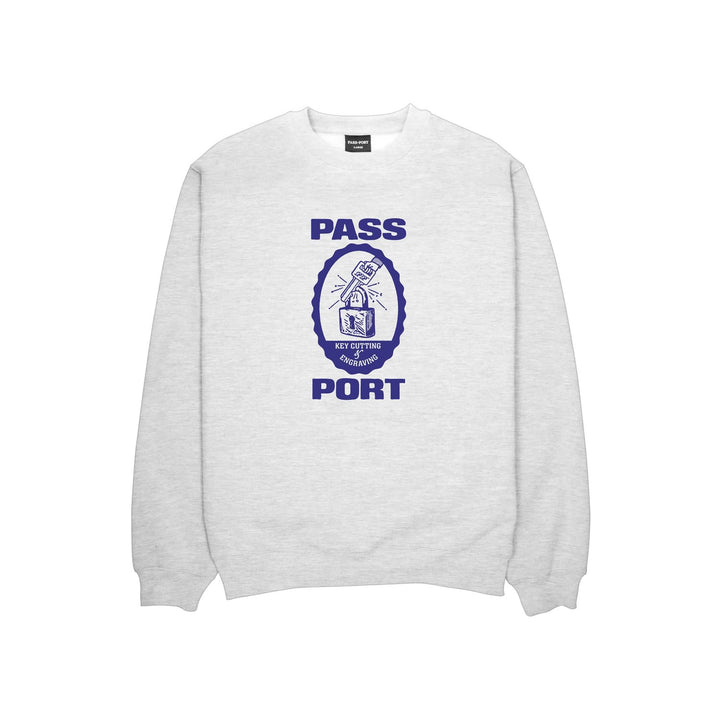 Pass~Port Hercu-Locks Sweatshirt White Marle