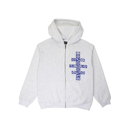 Pass~Port Kollassi Zip Hoodie White Marle